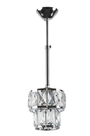 Kontes Tekli Kristal Taşlı Modern Avize