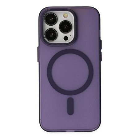 Smcase iPhone 14 Pro Kılıf Magsafe Wiriless Özellikli Hibrit Armor Lodos Kapak