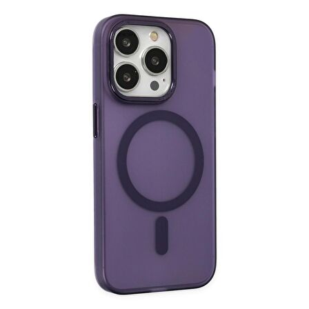 Smcase iPhone 14 Pro Kılıf Magsafe Wiriless Özellikli Hibrit Armor Lodos Kapak