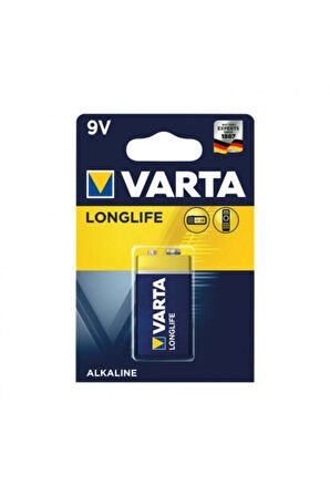 20 Adet Varta 9v Longlife Alkaline Pil Toptan Satış