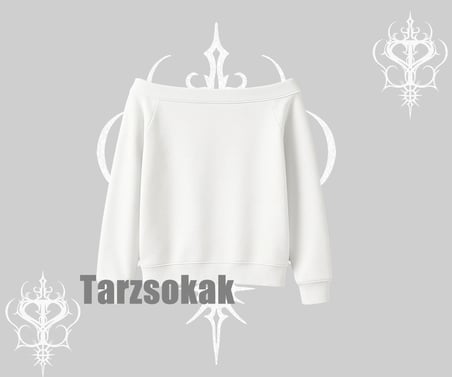 Keep Calm Yazılı Kedi Baskılı Streetwear Kayık Yaka Sweatshirt