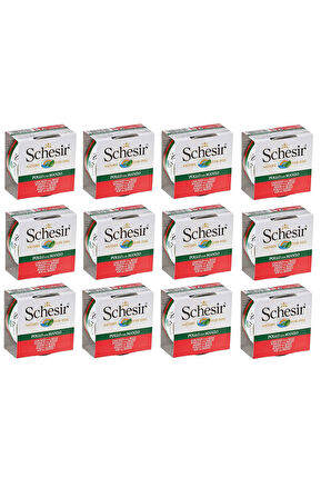 Schesir Sığır Etli Ve Tavuklu Köpek Konservesi 150 Gr. X 12 Adet