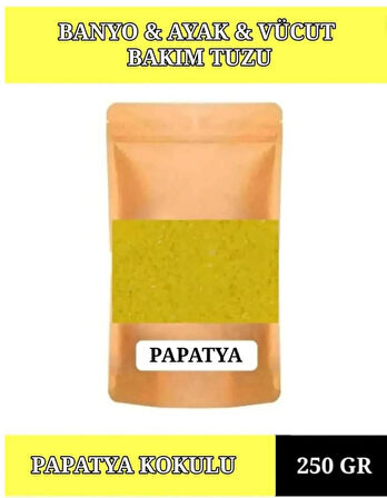 250 gr Papatya Yağı Banyo Tuzu Küvet & Jakuzi Tuzu Manikür & Pedikür Tuzu & Ayak Bakım Tuzu.