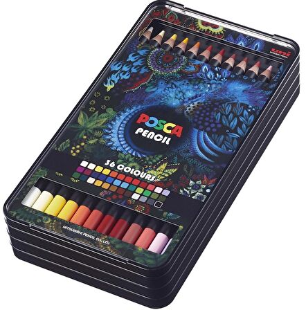 UNİ KURU BOYA POSCA 36 LI SET KPE-200/36C