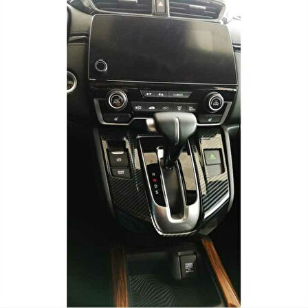 Honda CR-V 2018-2021 Vites Konsol Kaplaması Karbon