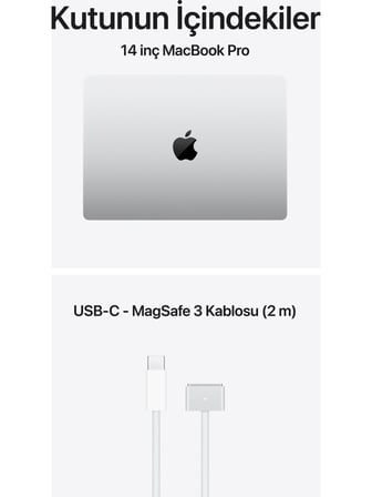 MacBook Pro M5 24 GB 1 TB SSD 14.2" MDE64TU/A Gümüş (1 yorum)