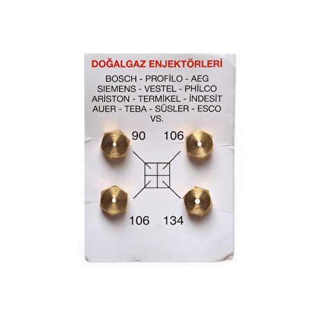 Doğalgaz Enjektör Ocak Takımı (Bosch, Siemens, Profilo, Vestel)