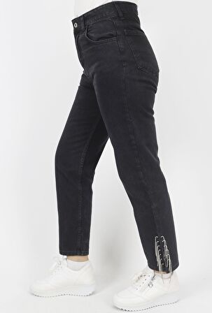 Bileği Taş Detaylı Kot Pantolon