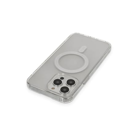 Apple iPhone 14 Pro Kılıf Matte Şeffaf Magneticsafe - Şeffaf