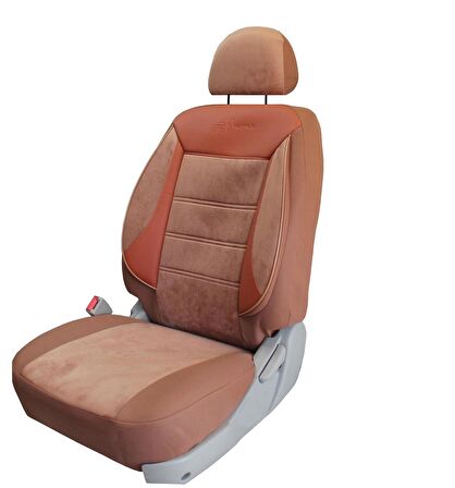 Opel Corsa B  Uyumlu Tay Tüyü Kumaş Oto Koltuk Kılıfı - DÜZ TABA