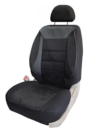 Rover 75 Uyumlu Tay Tüyü Kumaş Oto Koltuk Kılıfı - DÜZ-SİYAH