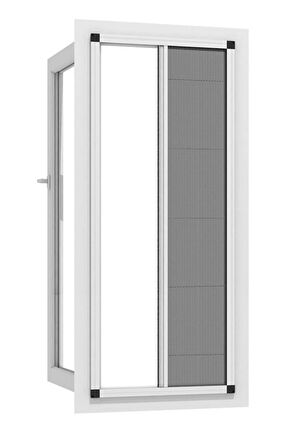 0-90x0-210 Plise Sürgülü Sineklik Yaz Fırsatı! 🚪 Akordiyon Model Ahşap Çelik Pimapen Kapı