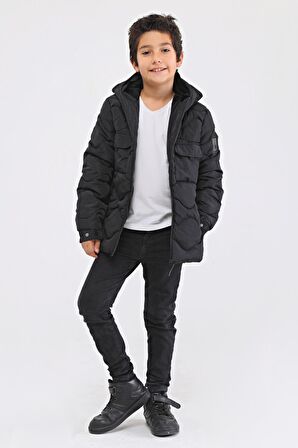 Benittokids Erkek Çocuk Mont Siyah 51230S