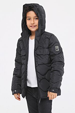Benittokids Erkek Çocuk Mont Siyah 51230S