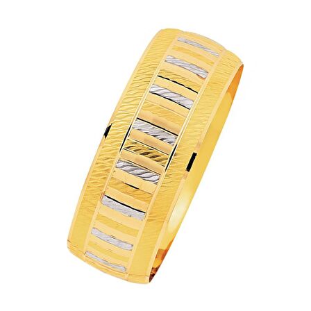 Bilezikhane 14 Ayar Mega Bilezik 25.00 Gram Deniz Rodajlı