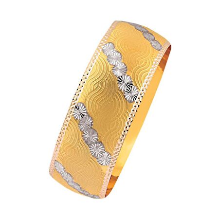 Bilezikhane 14 Ayar Mega Bilezik 25.00 Gram Ebru Model