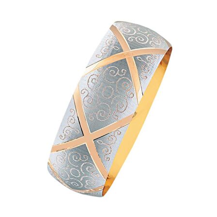 Bilezikhane 14 Ayar Mega Bilezik 25.00 Gram Osmanlı Model Rodajlı
