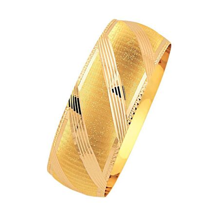 Bilezikhane 14 Ayar Gösterişli Mega Bilezik 25.00 Gram