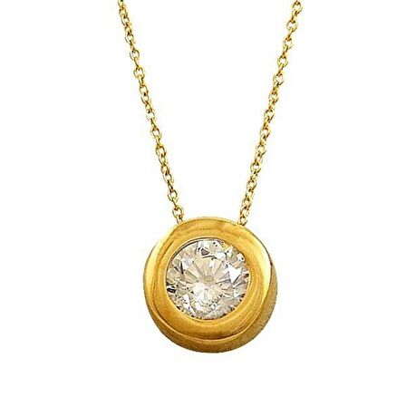 Bilezikhane Tektaş Kolye 1,71 Gram 14 Ayar Altın