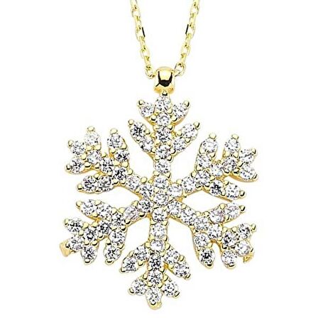 Bilezikhane Kar Tanesi Kolye 2,95 Gram 14 Ayar Altın