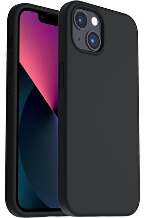 iPhone 14 Plus Uyumlu içi Kadife Lansman Silikon kılıf Full Koruma Sağlayan Kılıf