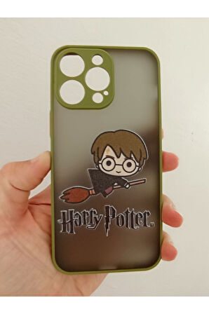 İPhone 14 Pro Max Uyumlu Kamera Korumalı Harry Potter Kılıf Tuşları Renkli Hux Kapak