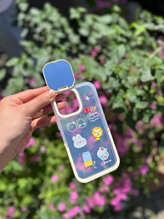 Iphone 14 Pro Max Uyumlu Sevimli Aynalı Kılıf 