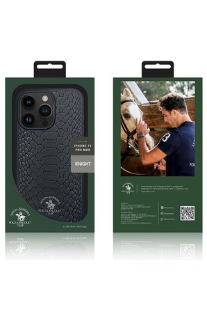 Santa Barbara Polo Knight-iphone 14 Pro Kilif.yılan Derisi Tasarımı.iphone 14 Pro Deri Kılıf