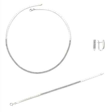 Bilezikhane Oval Düğün Takım 22,00 Gram 2 Sıra 14 Ayar Altın