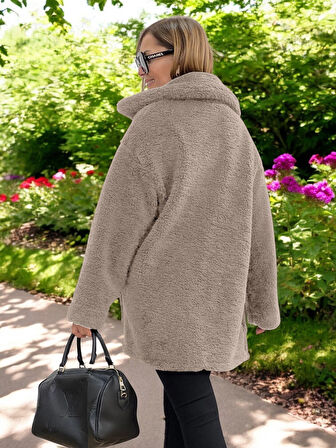 Kışlık Tarz Peluş Ceket