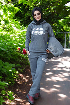 Kışlık Şık Rahat Üçlü Kadın Eşofman Takımı