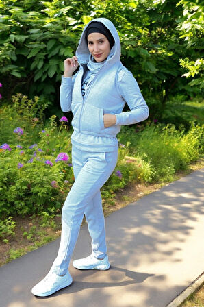 Kışlık Günlük Sevgili Kombini Üçlü Kadın Takım