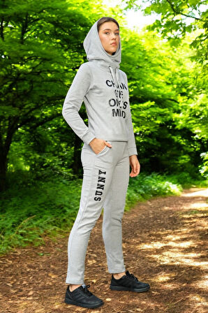 Günlük Kışlık Sevgili Kombini Üçlü Kadın Takım