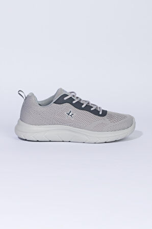 Erkek Açık Gri Sneaker Spor Ayakkabı