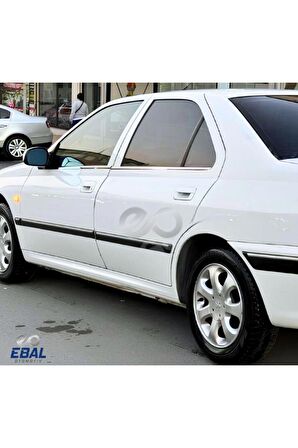 Peugeot 406 Krom Cam Çıtası 4 prç. 1999 Üzeri P. Çelik