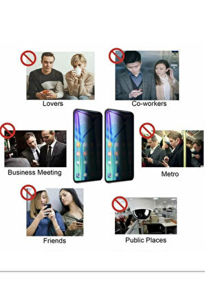 Iphone 14 Pro Mat Hayalet Ekran Gizli Privacy Tam Kaplayan Kırılmaz Cam Seramik Ekran Koruyucu