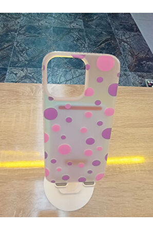 İPhone 14 Pro Max Uyumlu Hologram Özellikli Işıkta Renk Değiştiren Kapak