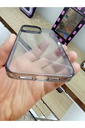 İPhone 14 Pro Max Kenarları Renkli Tuşları Metal Çizilme Dayanıklı Darbe Korumalı Kılıf