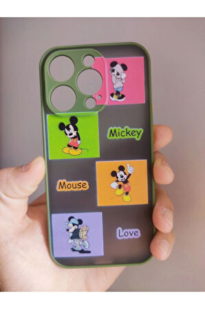 Iphone 14 Pro Uyumlu Mickey Mouse Tasarım Hux Kılıf