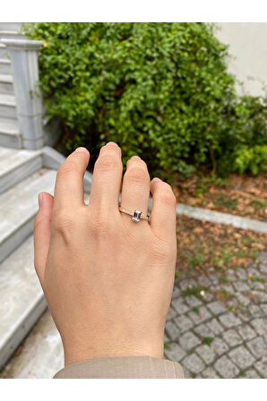 Minimal Baget Tektaş Altın Yüzük Minimalbaget01 14yeni0014