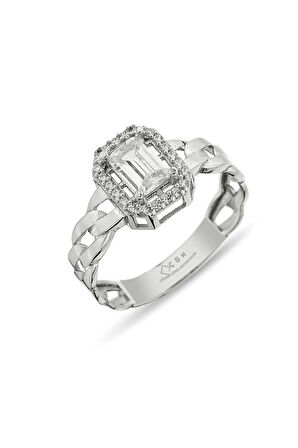 Baget Altın Yüzük Zy087 14yeni0067