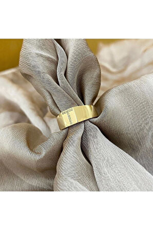 T Harf Altın Yüzük 14yeni0096