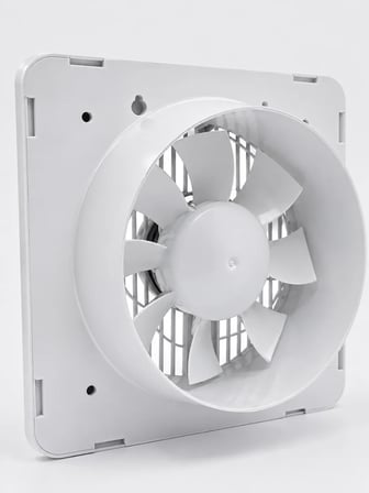 150 mm Havalandırma Aspiratörü 20,8 x 20,8 cm 320 m³/h 20 W Duvar ve Tavan Montajlı Fan