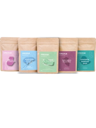 Dünya Kahveleri Deneme Seti Çekirdek Kahve – 5 Farklı Tür, 250 gr Premium Kahve Paketi