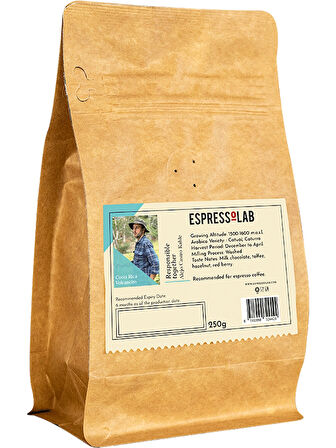 Costa Rica Volcancito Natural Anaerobik Arabica Kahve - 250 g | Sütlü Çikolata & Toffee Aromalı