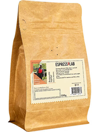 Burundi Businde Kayanza 250 g – Yıkanmış, Karamel ve Meyve Aromalı Kahve