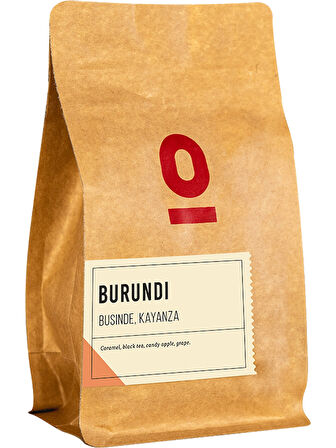 Burundi Businde Kayanza 250 g – Yıkanmış, Karamel ve Meyve Aromalı Kahve