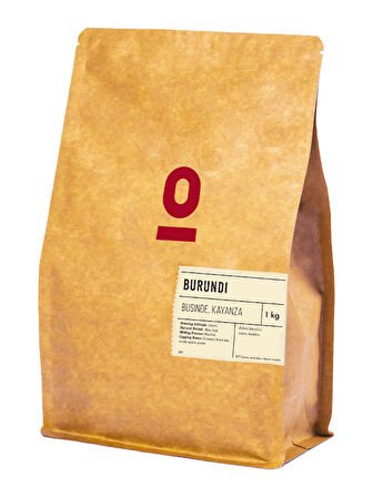 Burundi Businde Kayanza 1 kg – Yıkanmış, Karamel ve Meyve Aromalı Kahve