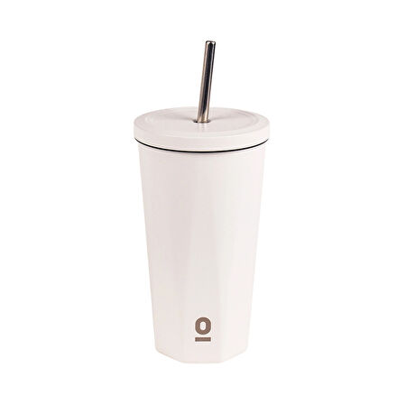 Espressolab Beyaz Pipetli Mug Termos 500 ml No:81