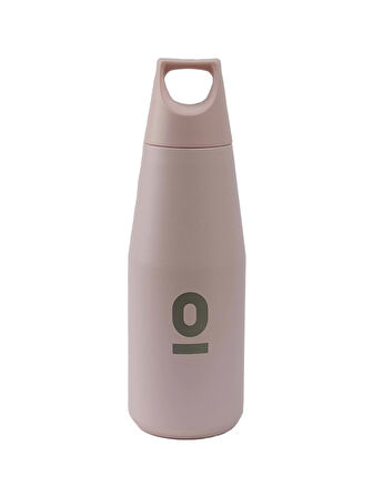 Espressolab Paslanmaz Çelik Pembe Şişe Termos 550 ml No:66